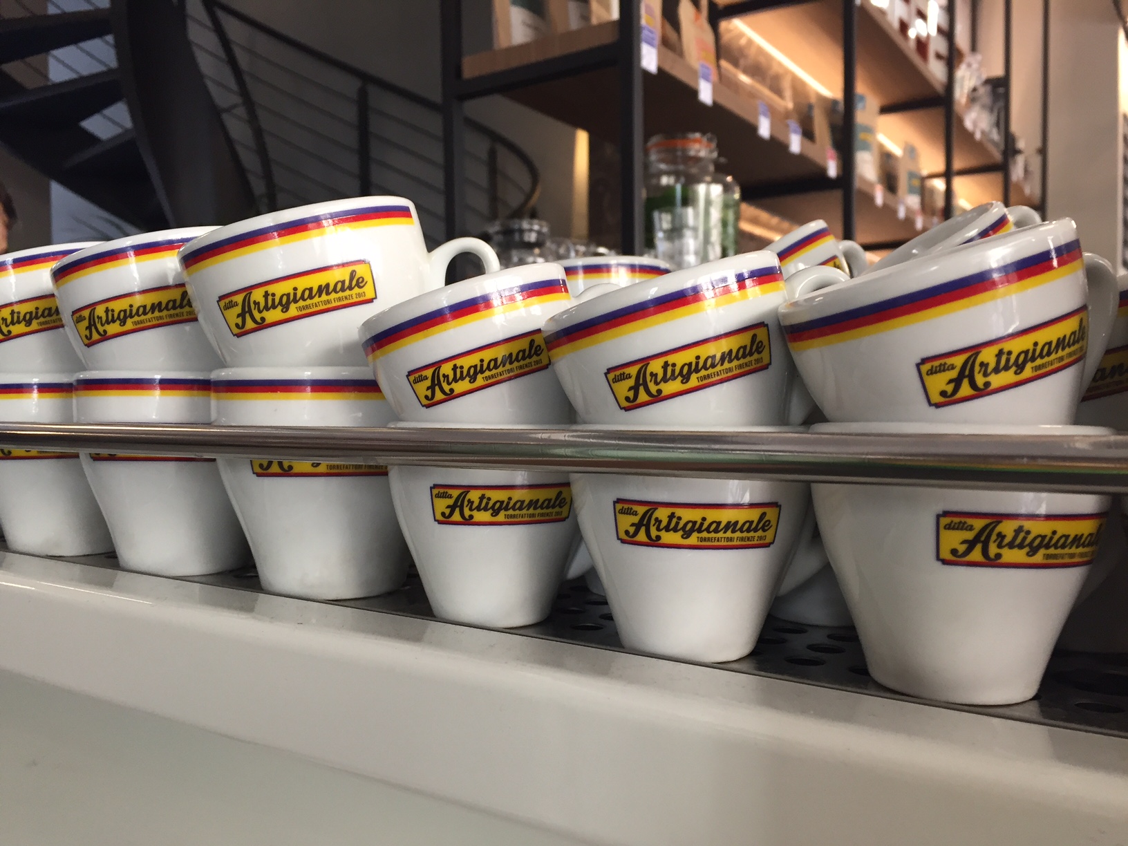 Koffiezaak Ditta Artigianale in de wijk Oltrarno in Florence