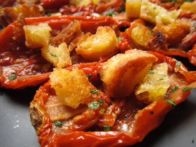 Zuid-Italiaans recept: gegratineerde gedroogde tomaten