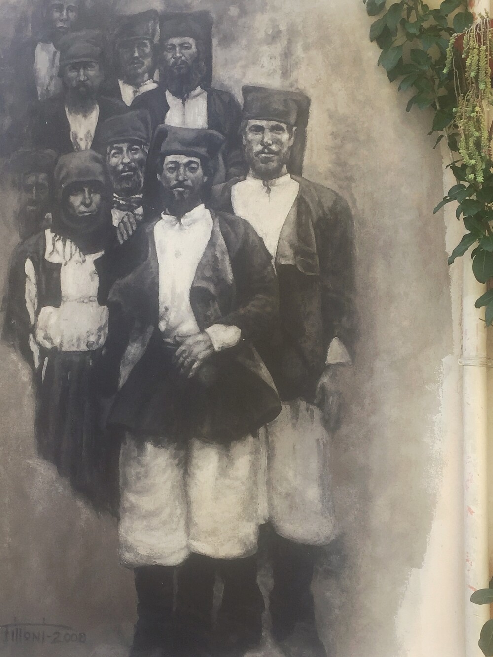 Murales op Sardinië (Urzulei)