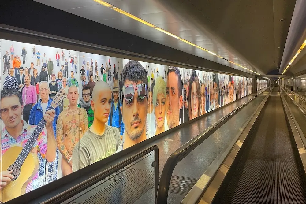 Kunst in de metro van Napels