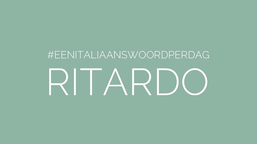 Italiaanse woorden voor onderweg – ritardo