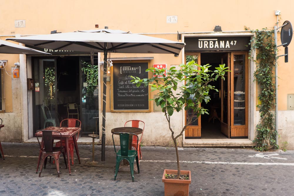 Rome_Monti_restaurants_Urbana47 Restaurant Urbana 47 in de wijk Monti in Rome