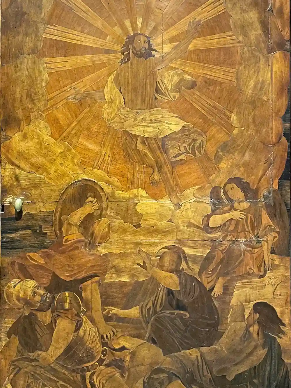 Inlegwerk (intarsio) van hout