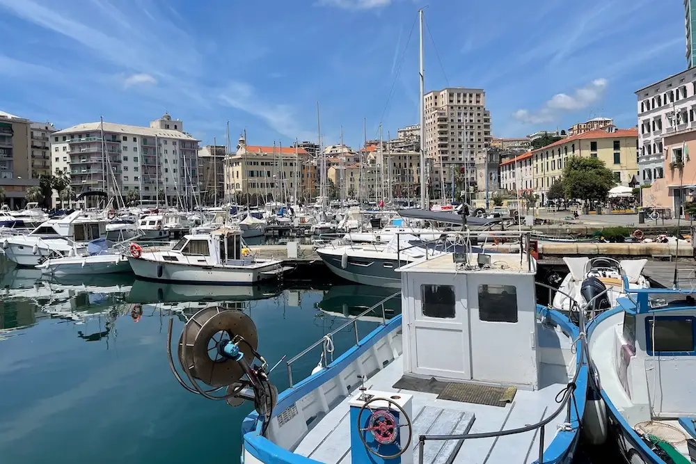 De haven van Savona