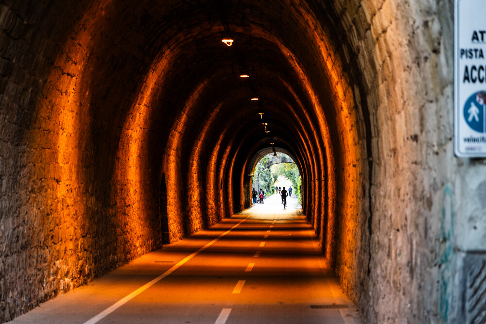 Fietsen langs de kust van Ligurië
