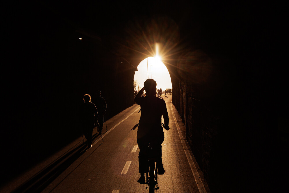 De pista ciclabile van de Bloemenrivièra