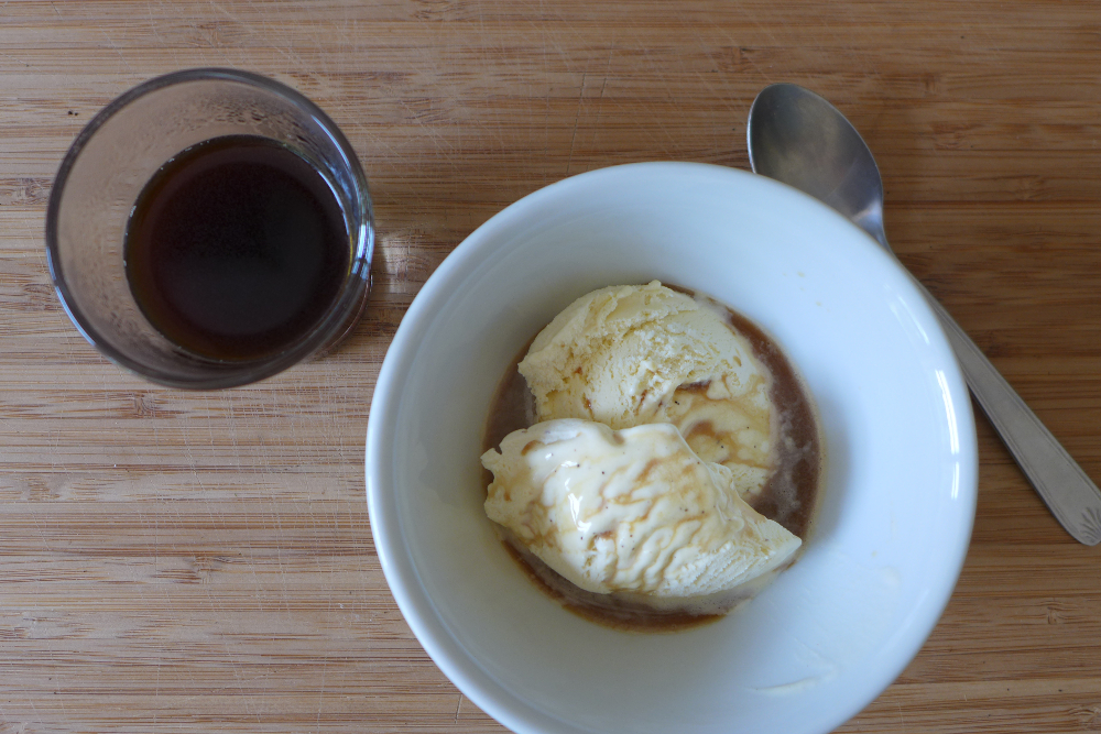 Italiaans recept – affogato al caffè