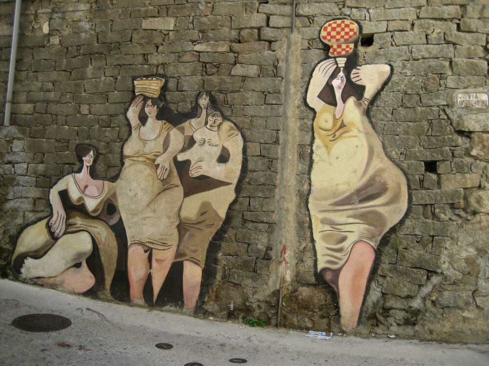 Murales in Orgosolo, Sardinië