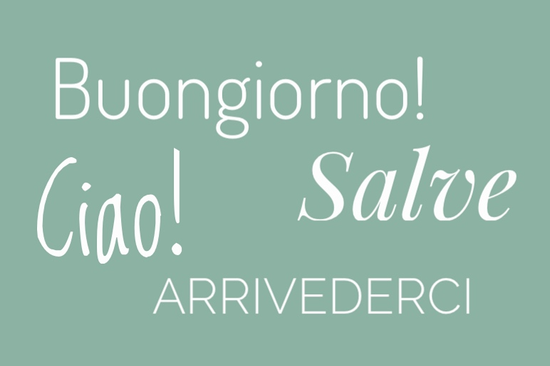 Groeten in het Italiaans