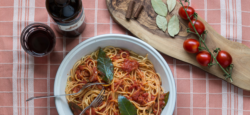 Spaghetti met laurier van Sophia Loren