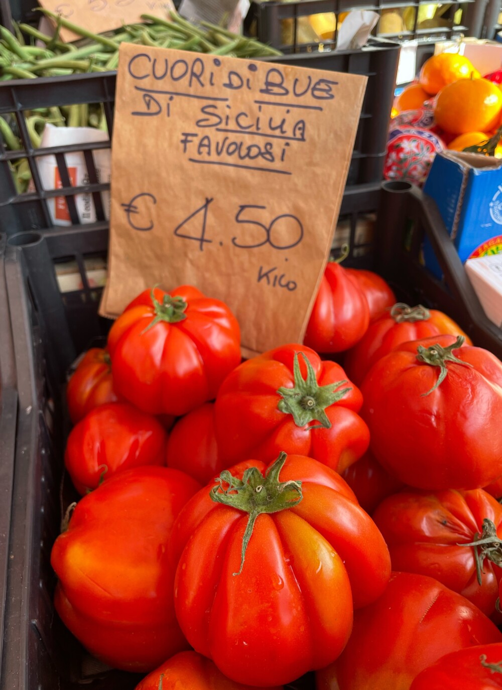 Pomodori cuore di bue in Turijn