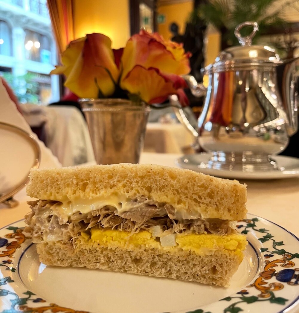 Tramezzino bij Baratti & Milano in Turijn